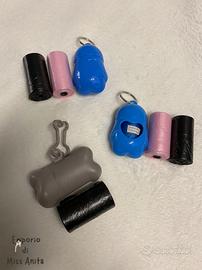 Set Portasacchetti igienici con sacchetti: