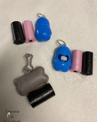 Set Portasacchetti igienici con sacchetti: