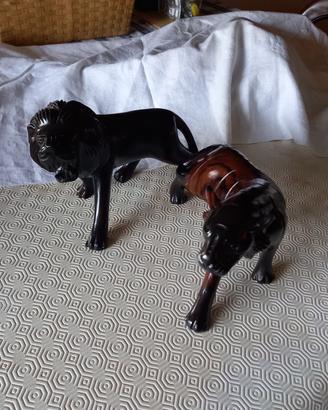 2 sculture in Kamagong vintage