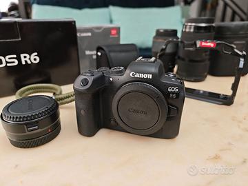Canon EOS R6 corpo + accessori