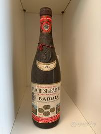 Vino Barolo Marchesi di Barolo DOC 1969