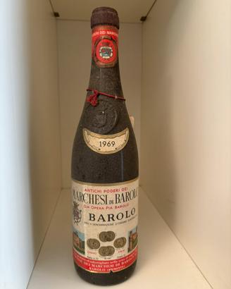 Vino Barolo Marchesi di Barolo DOC 1969
