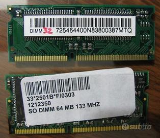RAM usata per portatili