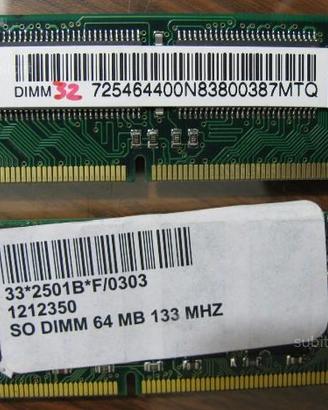 RAM usata per portatili