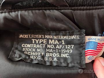 Schott Bomber Vintage mod. MA-1