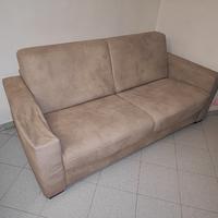 Divano letto 3 posti beige