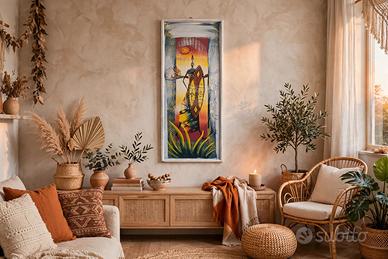 Quadro africano 100x40