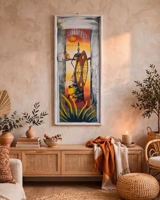 Quadro africano 100x40