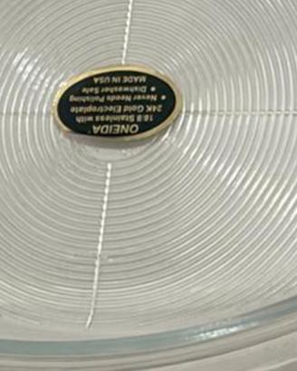 Vassoio da Portata Ovale Coperto oneida made in us