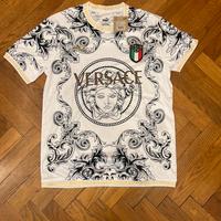 Maglietta di calcio italia versace