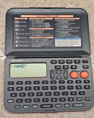 Sharp EL-6370 Organizzatore elettronico - Memo Mas