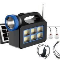 Set multifunzione portatile con pannello solare