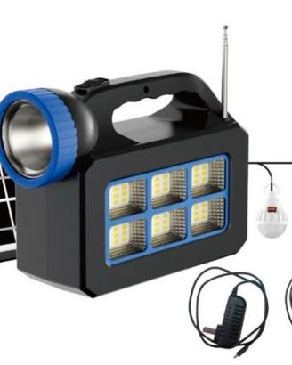 Set multifunzione portatile con pannello solare