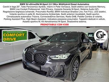 BMW X4 20d M-Sport Tetto Navi CAM LED Clima3Zone M