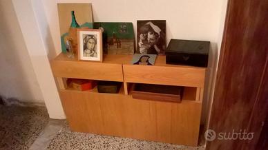 Testata letto (mobile poco profondo), vero legno