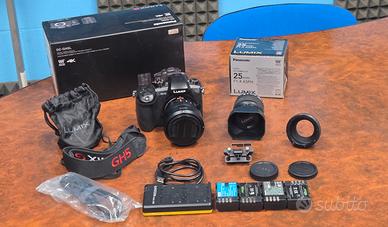 Panasonic lumix gh5 - 2037 scatti + set obiettivi 