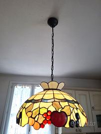Lampadario a sospensione Tiffany