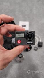 action cam 4k con 4 batterie + accessori