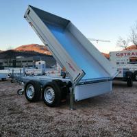 Carrello rimorchio auto ribaltabile doppio asse