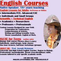 Insegnante Certificato Madrelingua Americano