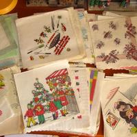 TOVAGLIOLI DI CARTA 1950-60-SERVIETTE-Papierhandtü