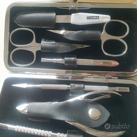 kit manicure taglia unghie podologia 