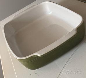Pirofila rettangolare beige 18x30 cm