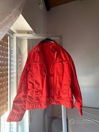 vintage FAY rosso in nylon taglia 50. ( L ) bomber