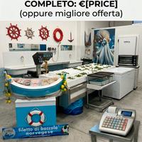 attrezzatura completa per pescheria