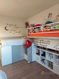 Cameretta ragazzi 2/3 letti