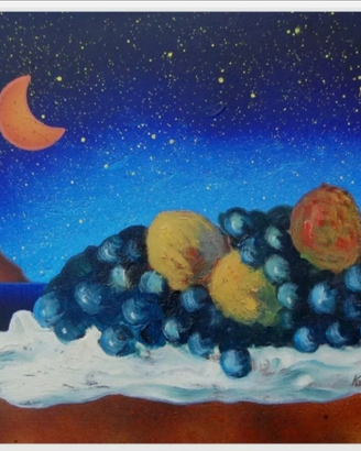 Quadro dipinto olio kino mistral firmato autentica