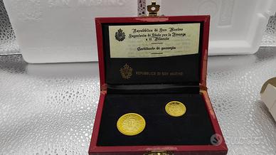 Monete Scudi d'oro dello Stato San Marino 1974