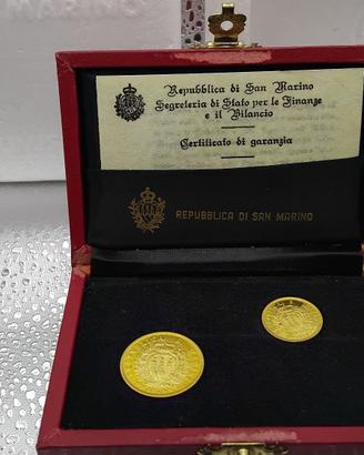 Monete Scudi d'oro dello Stato San Marino 1974