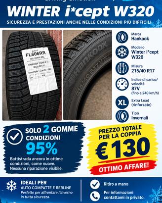 Hankook Inve215/40 R17 87V XL
📏 215/40 R17 87V XL