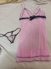 intimo baby doll morbido tulle 