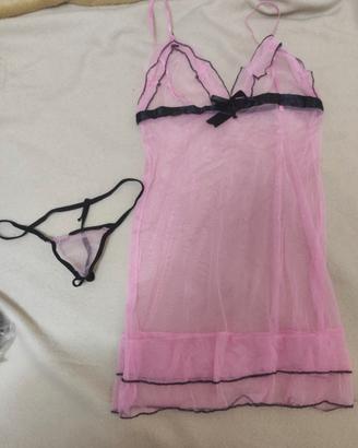 intimo baby doll morbido tulle 