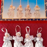 4 angioletti musicanti per decorazione natalizia