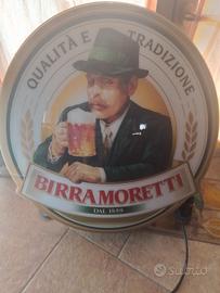 insegna vintage birra Moretti 