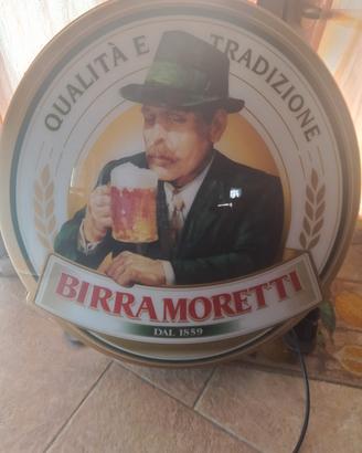 insegna vintage birra Moretti 