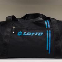 Borsone unisex "LOTTO",colore nero/blu.