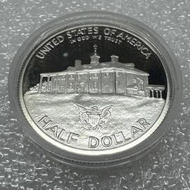 Mezzo dollaro in argento 90% George Washington