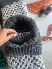 Passamontagna fatto a mano in lana