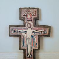 Crocifisso da parete in legno, arte sacra