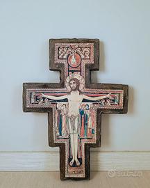 Crocifisso da parete in legno, arte sacra