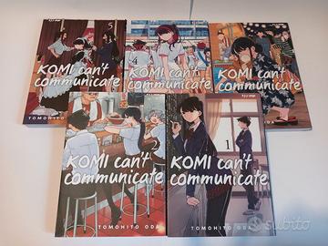 Manga Komi Can't Comunicate volumi 1-5