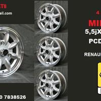 Cerchi Minilite R4 R5 R6 R7 rodeo renault