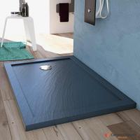 Piatto doccia resina Real antracite effetto pietra