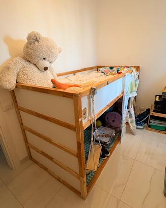 Letto bambini a soppalco ikea