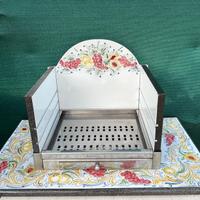 Barbecue da giardino in pietra lavica ceramizzata