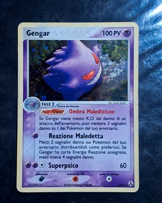 Carta Pokemon Gengar